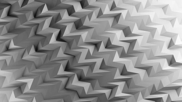 abstrakte Animation f&uuml;r Hintergrund mit Dreiecken oder Polygonen - Loop oder Schleife