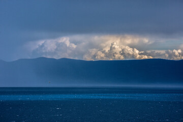 Clouds over the ocean