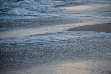 Calm waves on the beach