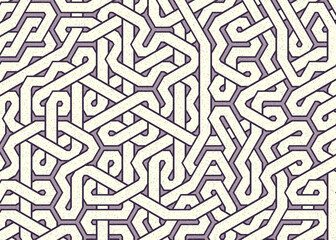 Colour Hexagon Tile Connection art background design illustration