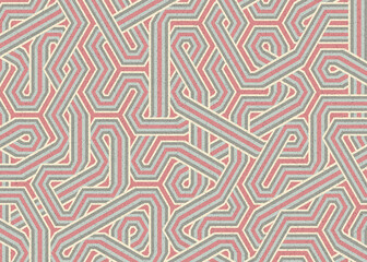 Colour Hexagon Tile Connection art background design illustration