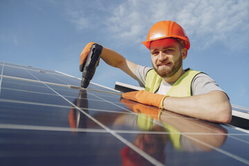 Alternative energy ecological concept.