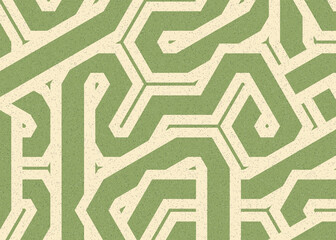 Colour Hexagon Tile Connection art background design illustration