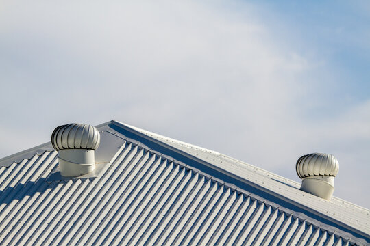 Metal house roof.