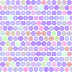 シームレスな菊の和柄イラスト素材