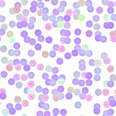 シームレスな菊の和柄イラスト素材