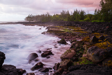 Sunrise on the coastline