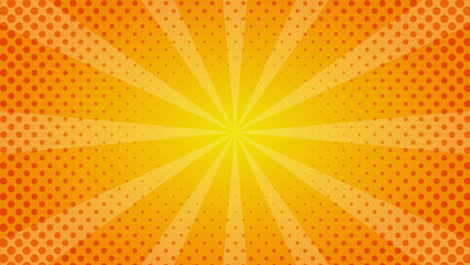 halftone abstract orange background