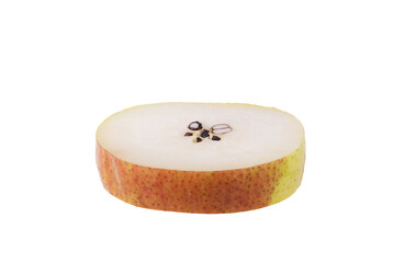 Green Pears isolated on a white background