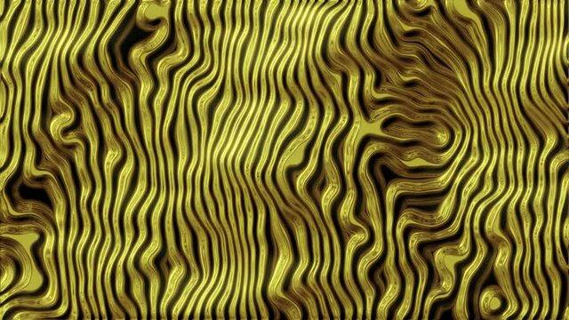 Golden abstract background. Motion texture pattern