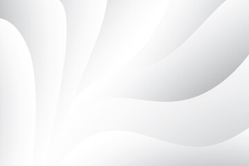 Abstract white and gray color, modern design background with geometric shape. Vector illustration.
