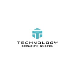 Modern Technology Logo Design with Letter T.  Featuring Abstract System and Business Elements for Estate and Home Industry