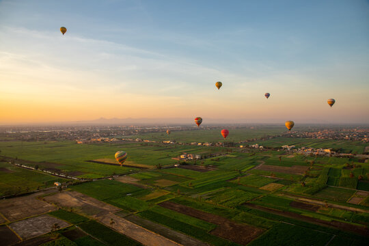 Hot Air Balloon In Luxor