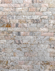 regular cut slate stone wall, natural material seamless background