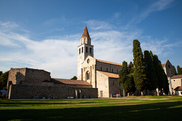 Panoramic view of the Basilica of Santa Maria Assunta in Aquileia