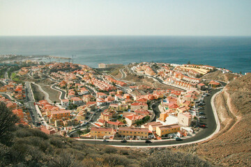 View of a district Arguineguín  - Gran canari,canari island, ,Gran canary,Spain,europe