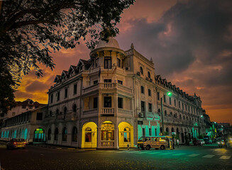 Naklejka premium view of the old town