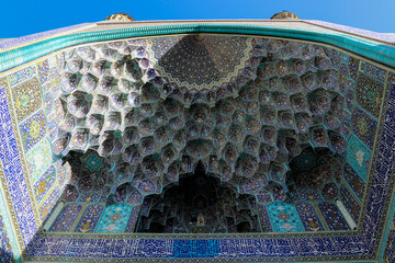 detail of the dome of the ancient mosque