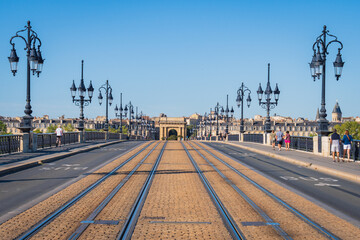 Cityscape of Bordeaux (France)