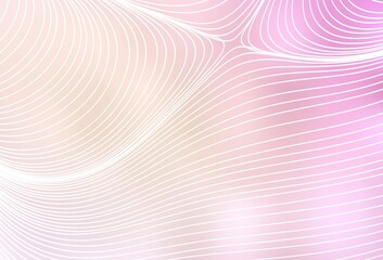 Light Pink, Yellow vector background with straight lines.