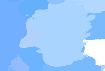 Light Pink, Blue vector background with abstract shapes.