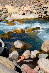 rocks in the river