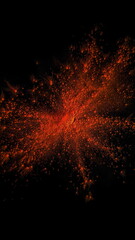 Fototapeta na wymiar Explosion of colored dust. Abstract close the dust in the background. Colorful explosion