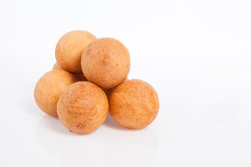 Fritter Traditional Colombian Food; Photo On White Background