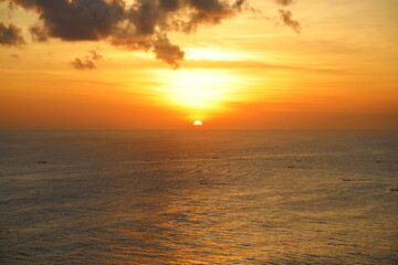 Sunset view from Uluwatu Temple, Bali, Indonesia
