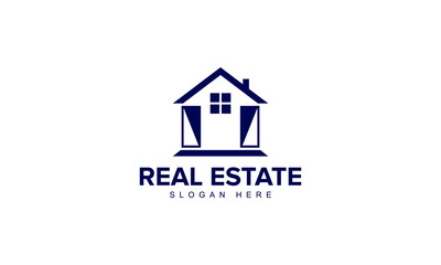 House Home Real Estate Logo Vector Template