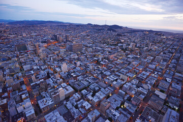 san francisco aerial view