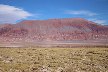 incredible volcanic and desert landscape of the Argentine Puna