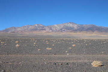 incredible volcanic and desert landscape of the Argentine Puna
