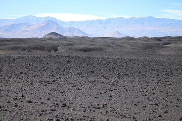 incredible volcanic and desert landscape of the Argentine Puna