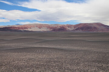 incredible volcanic and desert landscape of the Argentine Puna