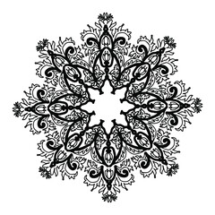 Mandala soul coloring page