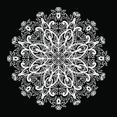 Mandala soul coloring page