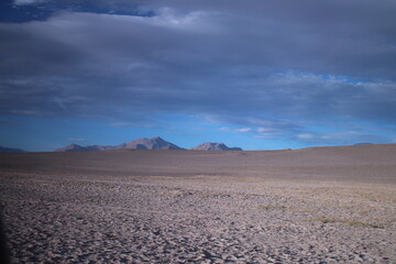 incredible volcanic and desert landscape of the Argentine Puna