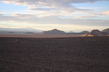 incredible volcanic and desert landscape of the Argentine Puna