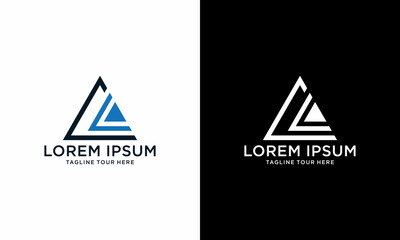 Pyramid Logo Vector Icon