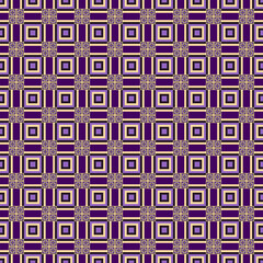 Seamless pattern abstraction of purple squares