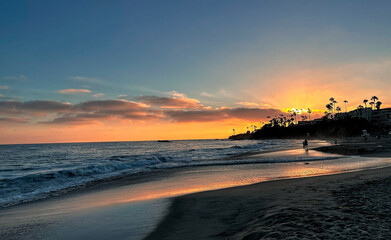 Sunset on Laguna Beach