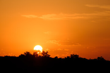 Summer sunset in Istria