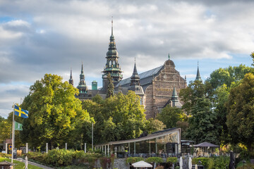 Naklejka premium Nordiska Museum building in Stockholm