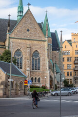 Obraz premium A church in Stockholm's Östermalm district