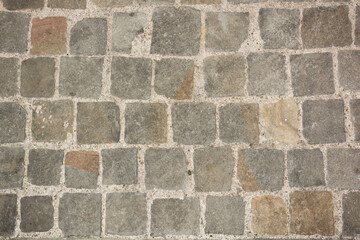 Obraz premium pavimento con mattoncini in pietra