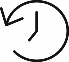 Clock tome vector icon. Timer 24 hours sign illustration.