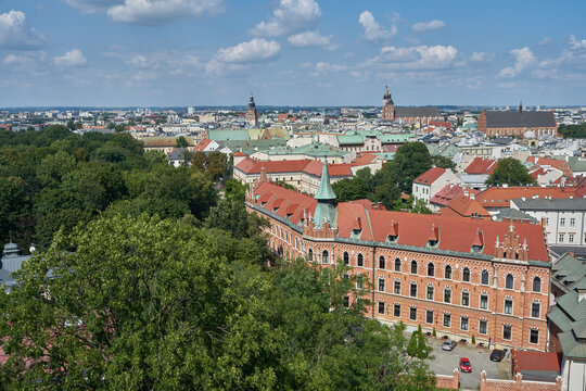 View of Krakow from Wawel Castle, Poland