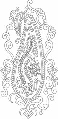 Element for design. It can be used for decorating of wedding invitations, greeting cards, decoration for bags and at tattoo creation.