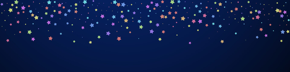 Festive bizarre confetti. Celebration stars. Color